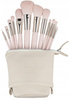 ilu Basic Set 12 Makeup Brushes Zestaw 12 pędzli do makijażu różowe + etui