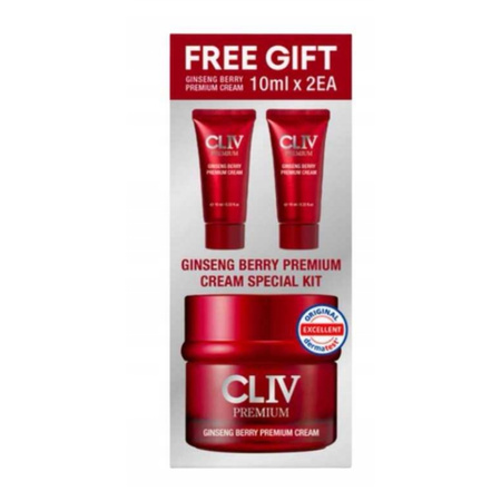 Zestaw prezentowy Koreańskich Kremów do twarzy 50ml 2x10ml CLIV premium