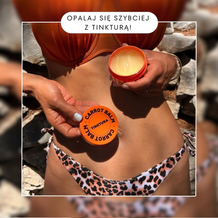 TINKTURA MRKVA Carrot balm Balsam do opalania z Chorwacji 10SPF 100ml 04.27