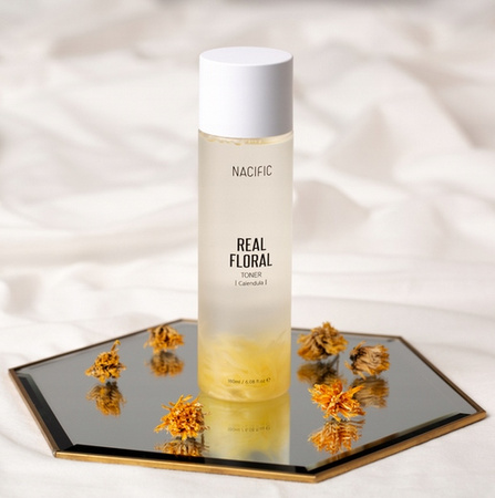 Nacific Real Floral Toner Calendula Tonik z nagietka, nawilżający 180ml