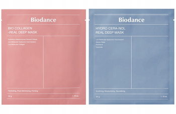 BIODANCE Bio Collagen Real Deep+Hydro Cera-Nol Maski Zestaw 2szt ORYGINALNE