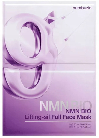 Numbuzin No.9 NAD Bio Lifting Full Cover Facial Mask lifting maseczka 1szt