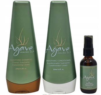 Zestaw AGAVE szampon odżywka 2x250ml + olejek 59ml