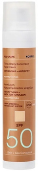 Korres Red Grape Tinted Sunscreen SPF50 koloryzujący krem UV do twarzy 50ml
