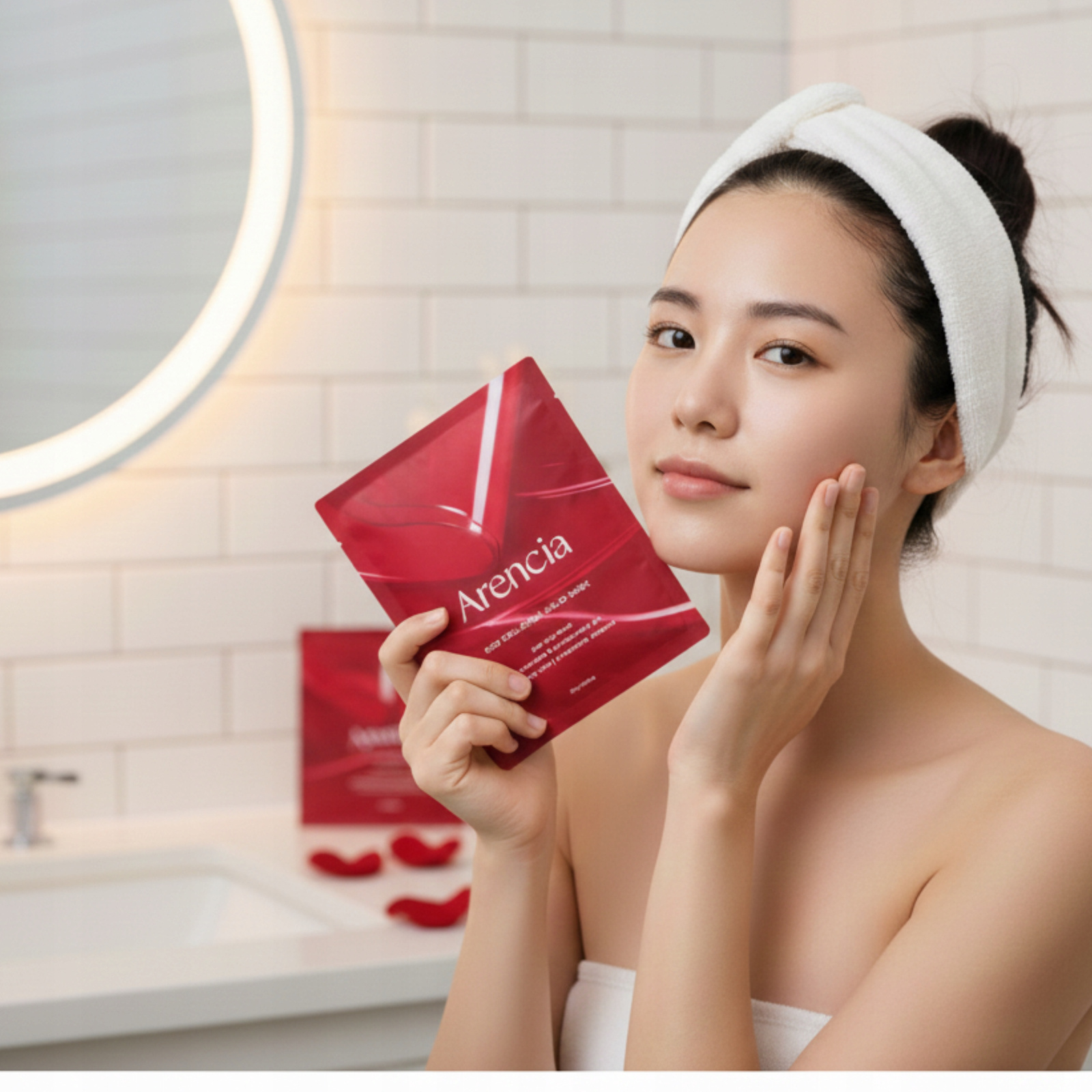 Maska Żelowa do twarzy z Kolagenem efekt liftingu Anti-Aging Arencia 4szt pol_pl_Maska-Zelowa-do-twarzy-z-Kolagenem-efekt-liftingu-Anti-Aging-Arencia-4szt-2204_3