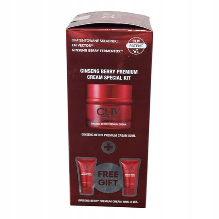CLIV Ginseng Premium Lifting Cream zestaw kremów odżywczych 50 ml + 2x10 m