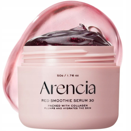 Serum do twarzy Rewitalizujące z Kolagenem wit C Arencia red smoothie 50g