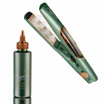 AGAVE Healing OIL Prostownica Parowa z olejkiem wygładza odżywia włosy 89ml