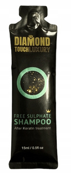DIAMOND TOUCH LUXURY Szampon do pielęgnacji po keratynie, travel size 12ml