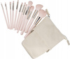 ilu Basic Set 12 Makeup Brushes Zestaw 12 pędzli do makijażu różowe + etui