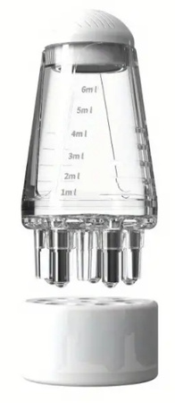 Aplikator do wcierek olejków masażer na porost włosów 6ml