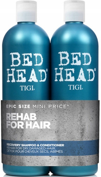 TIGI Bed Head Recovery Duo Szampon+Odżywka Zestaw regenerujący 2x750ml