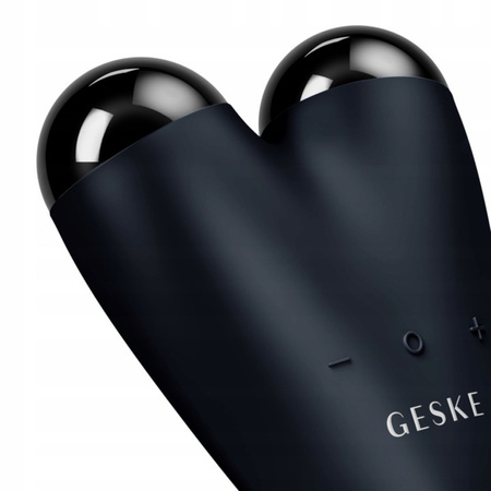 Masażer Liftingujący do twarzy z Mikroprądami 6w1 aplikacja GESKE czarny