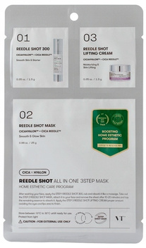 VT Cosmetics Reedle Shot All In One 3 Step Mask Shot 300+ krem+ maska 3in1