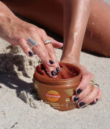Carroten Gold Shimmer Tanning Gel przyśpieszający żel do opalania 150ml