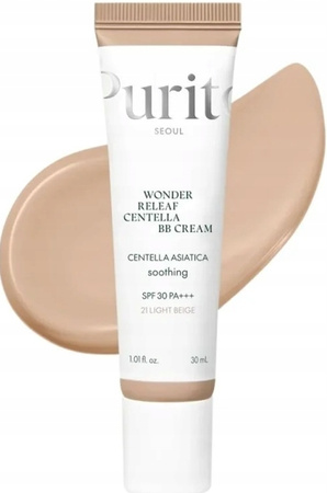 Purito BB Cream SPF30 #21 Light Beige krem BB do twarzy z UV 30ml