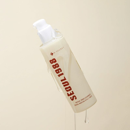 K-SECRET SEOUL 1988 Essence Snail Mucin 97% Rice Łagodząca Esencja 100ml