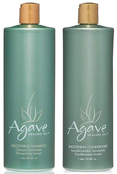 Zestaw AGAVE szampon odżywka wygładzenie 2x1000ml