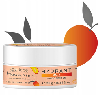 BELLECO Mango Maska regeneracja nawilżenie 300g