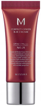 Missha M Perfect Cover Cream SPF42 PA+ Kryjący Krem BB Light Beige 20ml #21