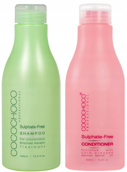 Zestaw COCOCHOCO po keratynie nanoplastii szampon i odżywka 2x400ml