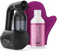 MineTan Bronze Babe +Double Dark 237ml+rękawica, opalanie natryskowe czarny