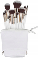 ilu Basic Set 12 Makeup Brushes Zestaw 12 pędzli do makijażu + etui białe
