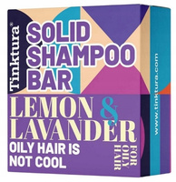 Tinktura Cytryna & Lawenda szampon w kostce do włosów przetłuszcających 60g