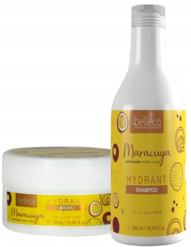 BELLECO Marakuja Zestaw nawilżający 2x300ml